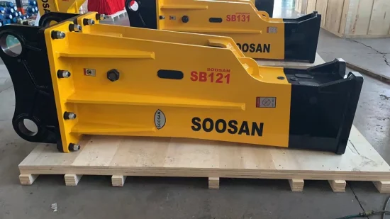 Тип коробки гидравлического выключателя Sb121 камня бетонной скалы Soosan для экскаватора/тяжелого оборудования